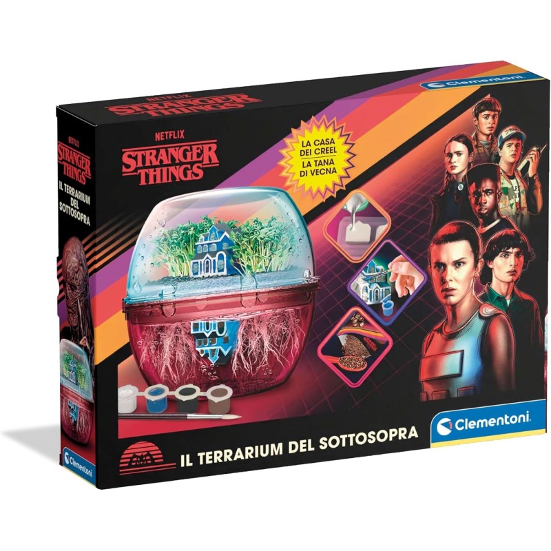 STRANGER THINGS TERRARIUM UPSIDE DOWN . Serie Netflix