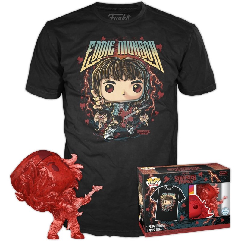 FUNKO POP & TEE STRANGER THINGS HUNTER EDDIE TALLA M 79263
