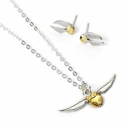 Set colgante + pendientes Golden Snitch Harry Potter