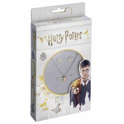 Set colgante + pendientes Golden Snitch Harry Potter