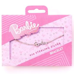 Pulsera Nombre Logo Barbie plata