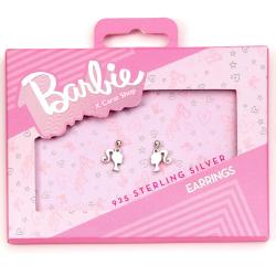 Pendientes Silhouette Barbie plata