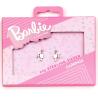 Pendientes Silhouette Barbie plata