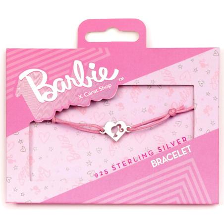 Pulsera Amistad Silhouette Barbie plata