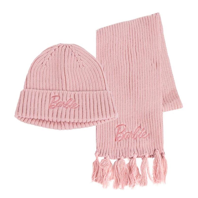 Set gorro y bufanda Barbie