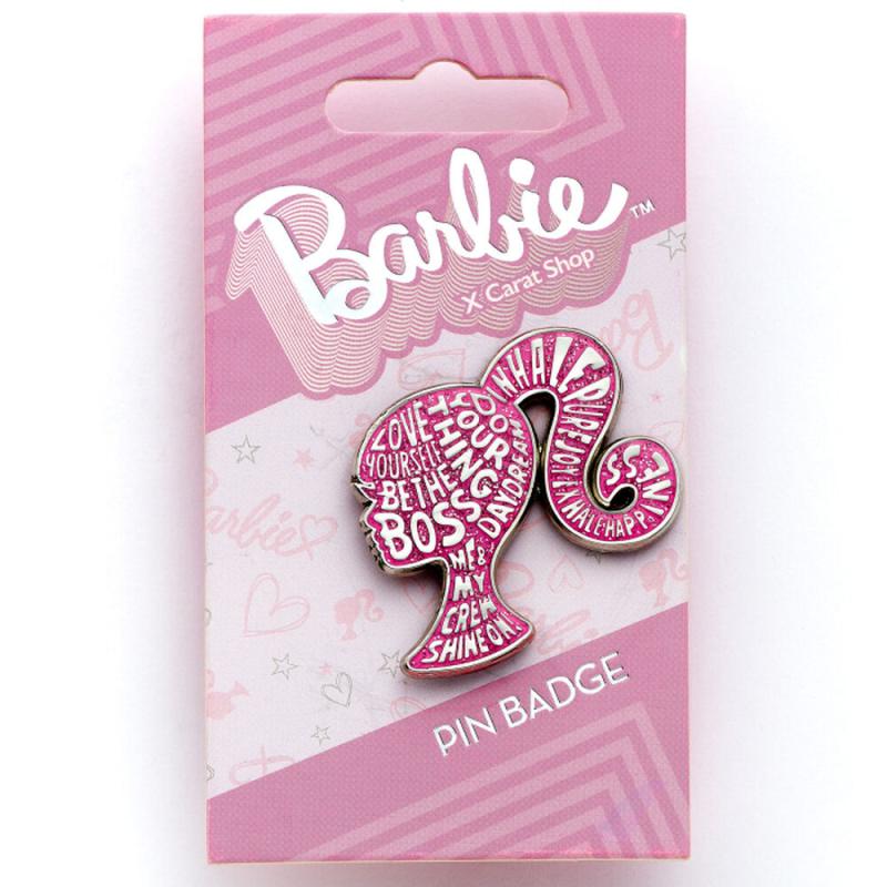 Pin Sparkly Silhouette Barbie