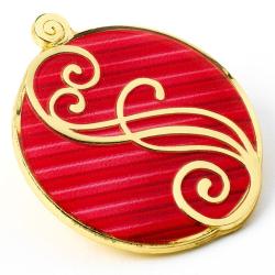 Pin Logo Glinda Pink Shiz Wicked