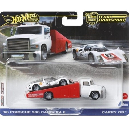 Hot Wheels: Premium Car Culture Team Transport - '66 Porsche 906 Carrera 6 Carry On (HRV47)