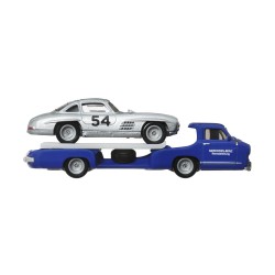 Hot Wheels: Premium Car Culture Team Transport - Mercedes-Benz 300SL & '55 Mercedes-Benz Blaues Wunder (HRV48)