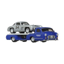 Hot Wheels: Premium Car Culture Team Transport - Mercedes-Benz 300SL & '55 Mercedes-Benz Blaues Wunder (HRV48)