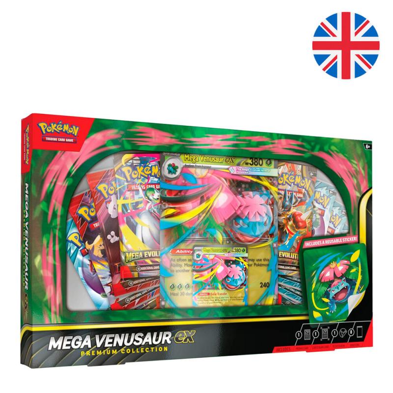 Blister Premium cartas Mega-Venusaur Pokemon ingles