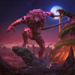 Masters of the Universe Estatua Art Scale 1/10 Red Beast Man (Exclusive 2024) 23 cm