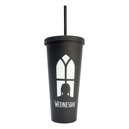 Wednesday Tumbler con pajitas 485 ml