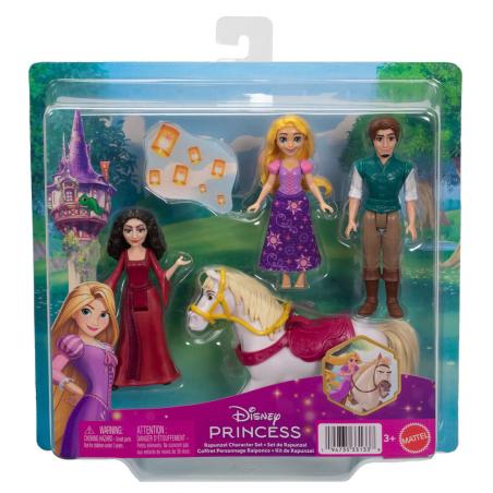 Blister 4 figuras Rapunzel Enredados Disney