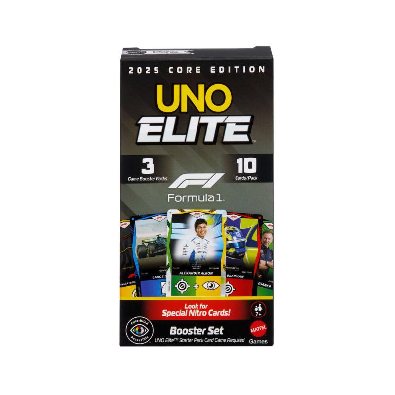 Juego cartas UNO Elite F1 Booster Pack