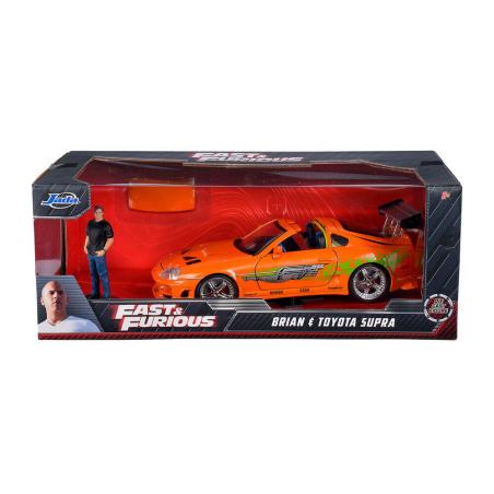 Blister figura Brian + Coche Toyota Supra Fast & Furious