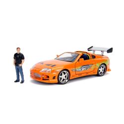 Blister figura Brian + Coche Toyota Supra Fast & Furious