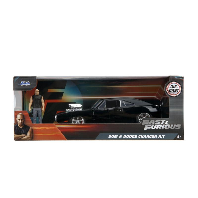 Blister figura Dominic Toretto & Coche Dodge Charger R/T Fast & Furious