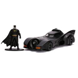Blister figura Batman + Coche Batmovil 1989 metal DC Comics