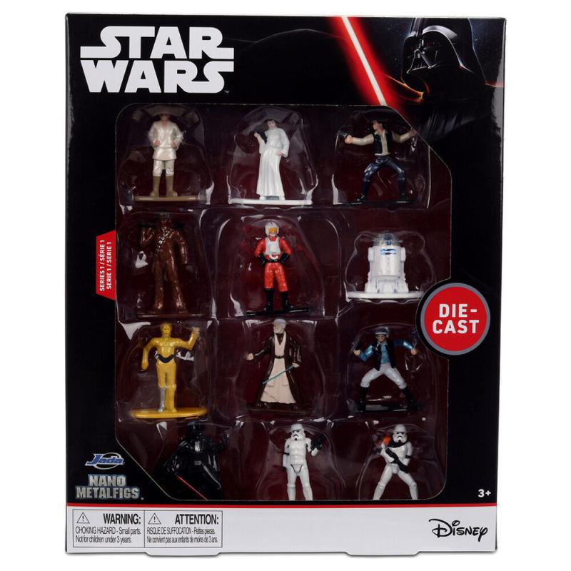 Blister 12 figuras metalfigs Star Wars 4cm