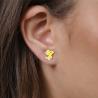 Pendientes Woodstock Snoopy Peanuts plata