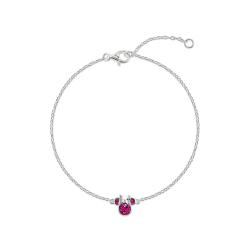 Pulsera Octubre Minnie Disney plata