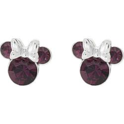 Pendientes Febrero Minnie Disney plata