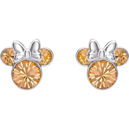Pendientes June Minnie Disney plata