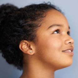 Pendientes June Minnie Disney plata