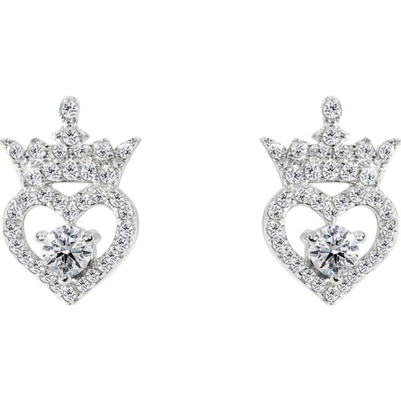 Pendientes Abril Princesas Disney plata