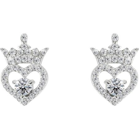 Pendientes Abril Princesas Disney plata