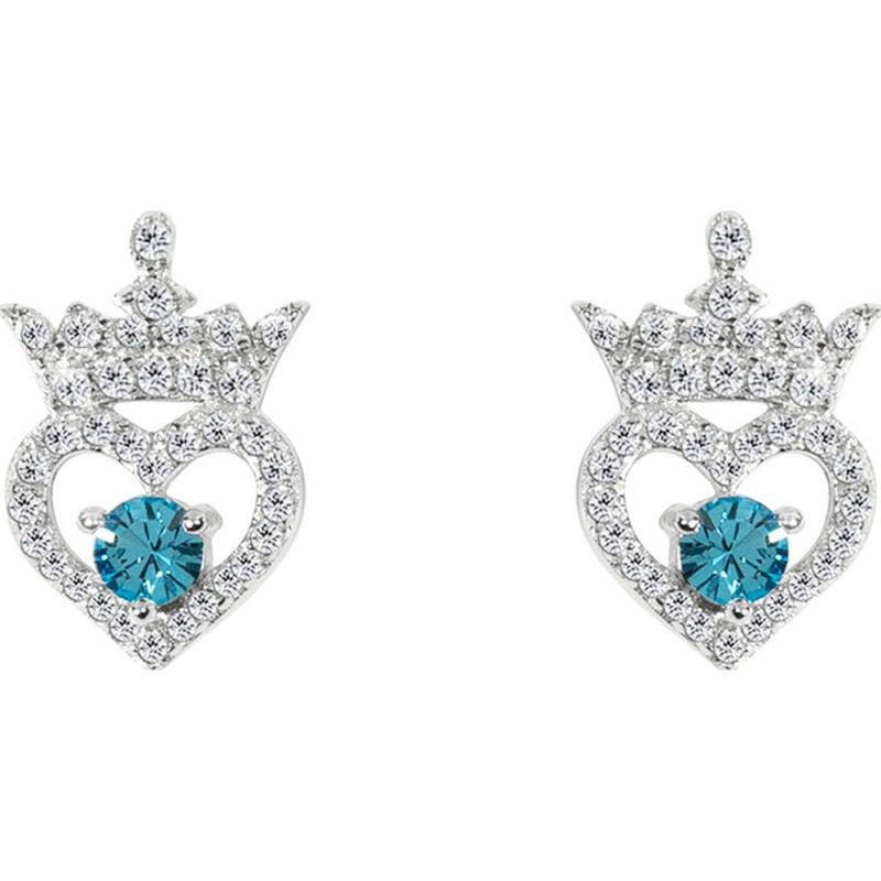 Pendientes Marzo Princesas Disney plata