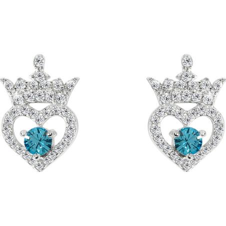 Pendientes Marzo Princesas Disney plata