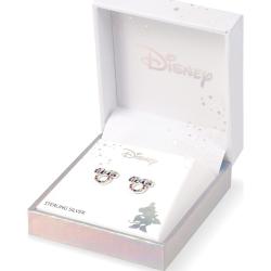 Pendientes Rainbow Minnie Disney plata