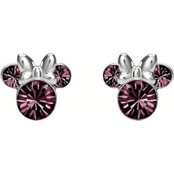 Pendientes Febrero Minnie Disney plata