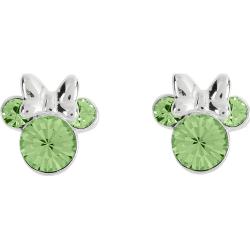 Pendientes Agosto Minnie Disney plata