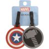 Set 2 Etiquetas de Equipaje Los Vengadores Avengers Marvel