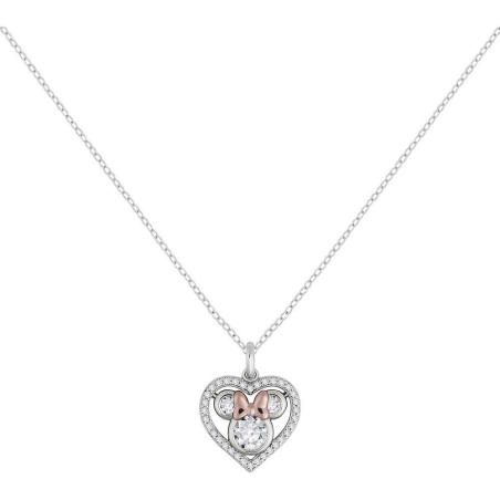 Colgante Corazon Minnie Disney plata