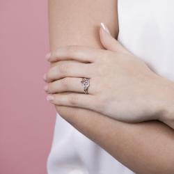 Anillo Mickey & Minnie Disney plata