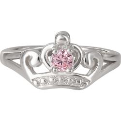 Anillo Corona Princesas Disney plata