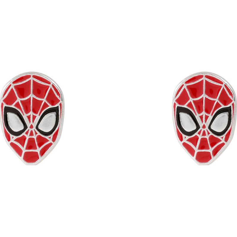 Pendientes Spiderman Marvel plata