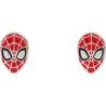 Pendientes Spiderman Marvel plata