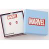 Pendientes Spiderman Marvel plata