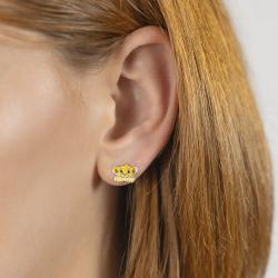 Pendientes Simba El Rey Leon Disney plata