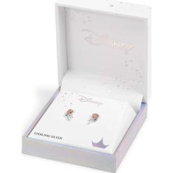 Pendientes Rosa La Bella y la Bestia Disney plata