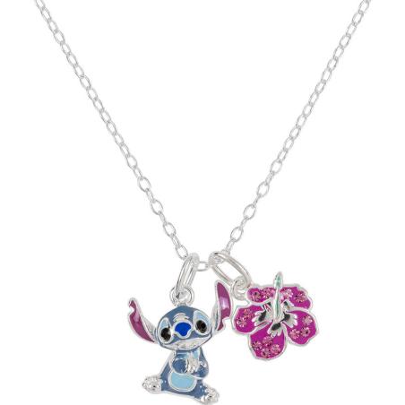 Colgante Charm Stitch Disney plata