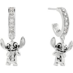 Pendientes Charm Stitch Disney plata