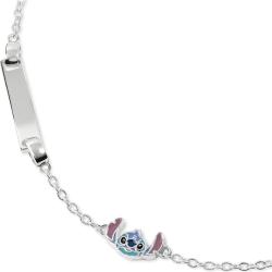Pulsera placa Stitch Disney plata