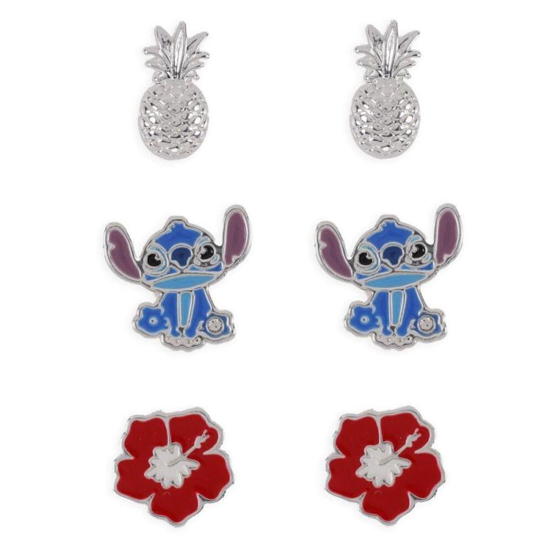 Set 3 pendientes Stitch Disney
