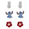 Set 3 pendientes Stitch Disney